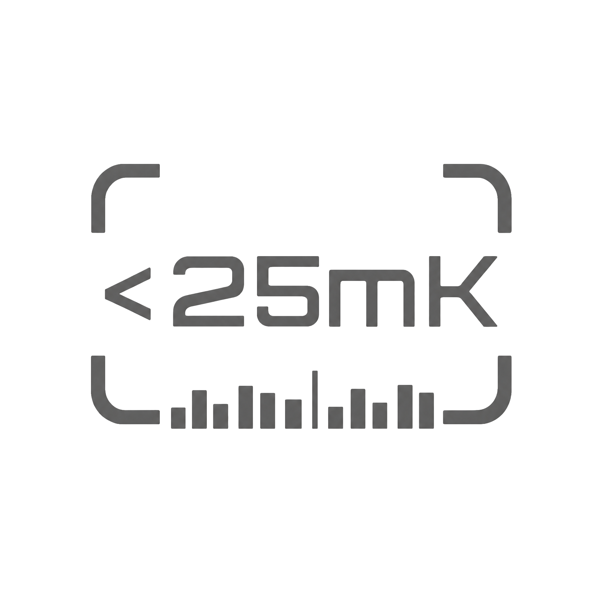 <25mK